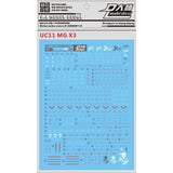 DL DALIN Water slide decal MG 1/100 CROSSBONE PB X3