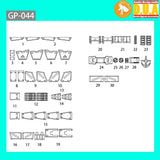 ANUBIS 3Dプリントディテールアップグレードパーツ GP044 3DプリントアドオンHGUC RX-79 Apr EZ-8 08MS KITS Collectiblesより