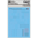 DL DALIN Water slide decal RG HG 1/144 C011 General Use Warning Sign Mark