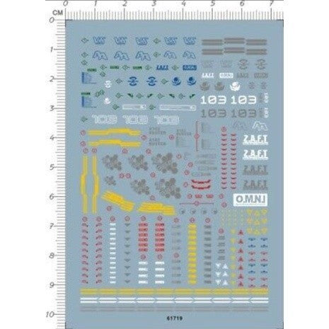 CALILY  HG 1/144 GAT-X103 BUSTER Water Slide Decal