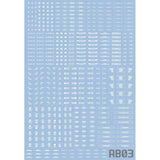 AMAX Water Slide Decal HIQ RB03 Warning Sign detail AMAXRB03001 AMAXRB03002 AMAXRB03003 AMAXRB03004
