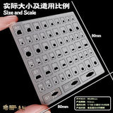 Alexen AJ0096 AJ0097 Model Tool Flat/Folding Detail Modification Auxiliary Engraving Ruler