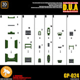 ANUBIS 3D print detail upgrade parts GP024 General parts fit for MG Zaku no kits Collectibles