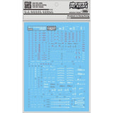 DL DALIN Water slide decal RG38 RG 1/144 Impulse