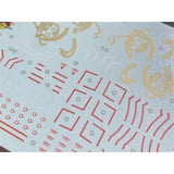 20250722 XUEYAN XY / SNOW FLAME HIRM-07 Red Frame Powered Fluorescence High-Accuracy Water slide decal