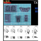 Aunbis TX012 HG 1/144 TWFM Aerial Lfrith Multiuse Hands Detail Parts