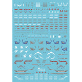 AMAX Water Slide Decal FM 1/100 TWFM AERIAL Fluo AMAXFM001