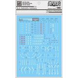 DL DALIN Water slide decal UC58 MG BF Fenice Wing