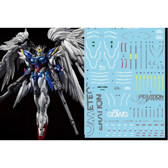 AMAX HIRM 1/100 MJH Wing Zero Fluo Water Slide Decal AMAXHIRM006