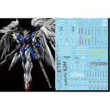 AMAX HIRM 1/100 MJH Wing Zero Fluo Water Slide Decal AMAXHIRM006