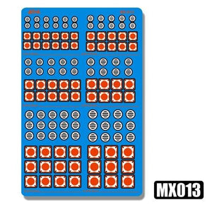 MOSHI M.S. MX013-016  Model Detail Modification Metal Etching