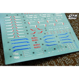 DL DALIN Water slide decal MG MB Strike Freedom 4 Color Coating