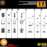 ANUBIS 3D print detail upgrade parts GP026 fit for MG RX-93 V Nu Ver.Ka no kits