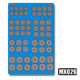 MOSHI M.S. MX025-030  Military Model Foldable Booster Metal Etching Detail Parts
