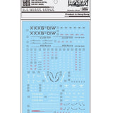 DL DALIN Water slide decal RG45 RG 35 1/144 WING TV