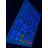 20250722 XUEYAN XY / SNOW FLAME HG GTO ZAKU II Fluorescence Water slide decal