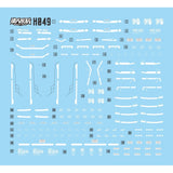 MASTER Water Slide Decal H049 HG 1/144 Helmwige Reincar IBO Fluo Type Collectibles