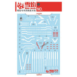 20250722 XUEYAN XY / SNOW FLAME PG 1/60 Perfectibility Strike Fluorescence Water slide decal