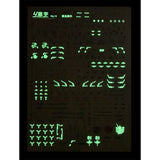 LANYU RX-93-V2 RG 1/144 HI-V Hi NU Water Slide Decal Fluorescen Luminous