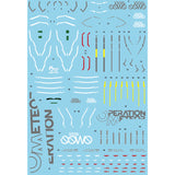 AMAX HIRM 1/100 MJH Wing Zero Fluo Water Slide Decal AMAXHIRM006