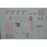 DL DALIN Water slide decal MG 1/100 Blitz
