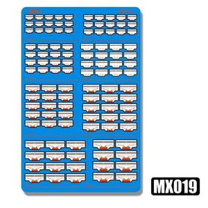 MOSHI M.S. MX019-MX024  Military Model Etching Detail Parts