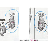 CB RG 16 butcher parts for Force Impulse SPEC 2