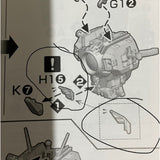CB butcher spare parts for  MG 1/100 Virtue