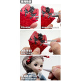 M.S. MOSHI Tool MS047  Model Transparent Glossy/Matte Protective Paint Coloring Pen Marker Pen