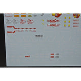 DL DALIN Water slide decal PG 1/60 Red Frame