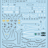 Transamsphere TRS MG 1/100 GNY-001 ASTRAEA PROTO GN TWIN BROAD BLA DE Water Slide Decal (Kits not included) TRSMG021W