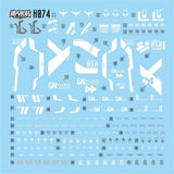 MASTER H074 Water Slide Decal for HG 00 1/144 Zabanya Collectibles