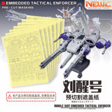NewC 1/144 EMBEDDED TACTICAL ENFORCER PRO Masking Tape Pre Cut (Kits not included)