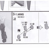 CA MG 1/100 ZETA VER.KA  A1-10 A1-11 B2-23 Plastic Elbow Hand parts