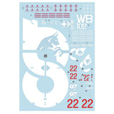 GUGU P020 PG 1/60 RX-78-2 ALPHATAURI Water Slide Decal GUGUPG004