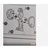 CD Butcher parts for 8826 gold frame