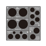 Alexen AJ0152 Stencil Tools for WW2 Germany Tank Road Wheels
