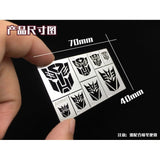Alexen AJ0041 Stencil General Use Sign Tools for Transformers Autobots Decepticons