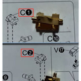 CD 8802 03 butcher parts for MB Strike Freedom