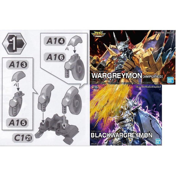 CA WarGreymon C1-3 C2-3 A1-5 A1-6 Metal replacement spare parts