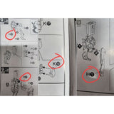 CD 8802 03 butcher parts for MB Strike Freedom