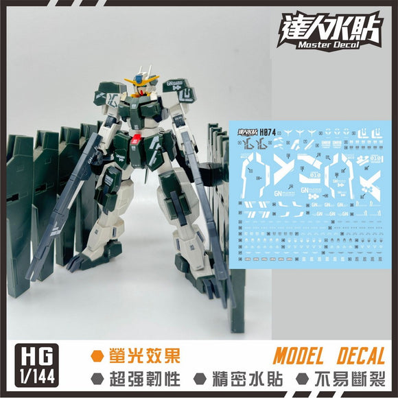 MASTER H074 Water Slide Decal for HG 00 1/144 Zabanya Collectibles