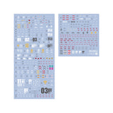 GUGU HG 1/144 RX79-BD BULE DESTINY Water Slide Decal GUGUHG004