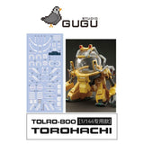 GUGU HG 1/144 TOLRO-800  Water Slide Decal GUGUHG008