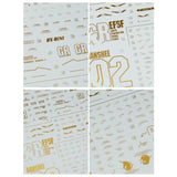 GUGU MPB027 MG Unicorn Banshee Norn Gold Coating Ver Water Slide Decal (Model not included) GUGUMG017 GUGUMG017