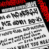 Alexen AJ0052 AJ0053 AJ0054 AJ0055 Stencil Tools for 1/35 1/32 Vehicle Tank Wall Graffiti Spray Stencil