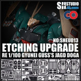 SH STUDIO Upgrade Metal Etching Parts for RE 1/100 Gyunei Guss's Jagd Doga