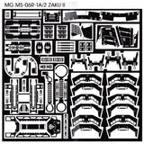 SH STUDIO Upgrade Metal Etching Parts for MG 1/100 Zaku 2 Series