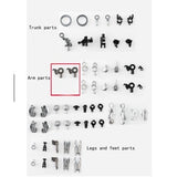 Dot factory MG 1/100 Barbatos 4TH form METAL Upgrade parts