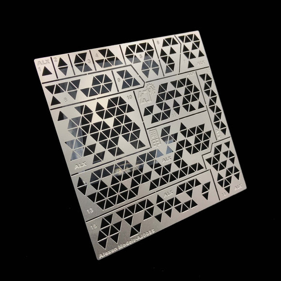 Alexen AJ0035 chariot Triangle Digital Camouflage Stencil